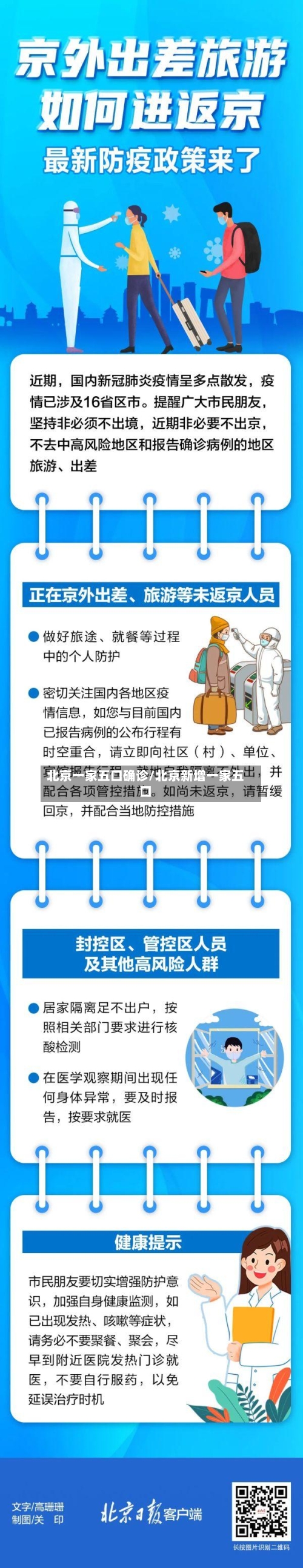 北京一家五口确诊/北京新增一家五口-第1张图片