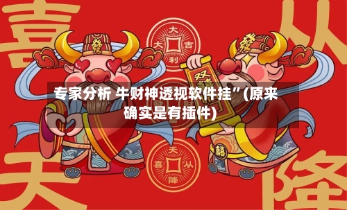 专家分析 牛财神透视软件挂”(原来确实是有插件)-第3张图片