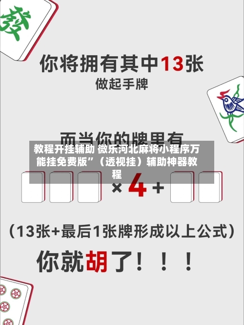 教程开挂辅助 微乐河北麻将小程序万能挂免费版”（透视挂）辅助神器教程-第2张图片