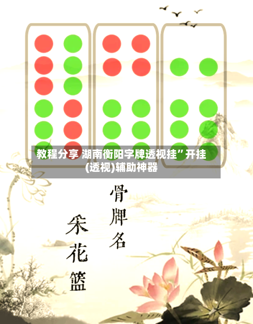 教程分享 湖南衡阳字牌透视挂”开挂(透视)辅助神器-第2张图片