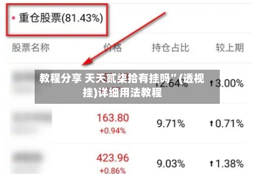 教程分享 天天贰柒拾有挂吗	”(透视挂)详细用法教程-第2张图片