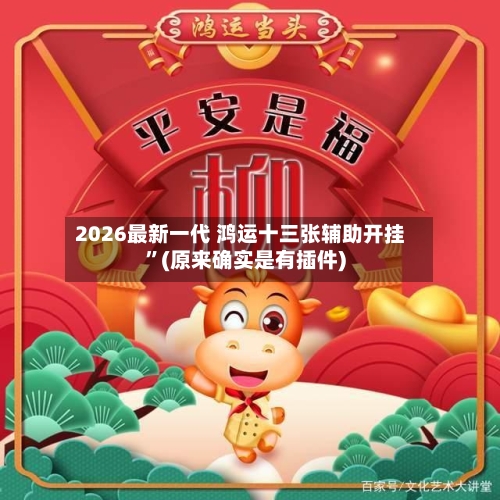 2026最新一代 鸿运十三张辅助开挂”(原来确实是有插件)-第3张图片
