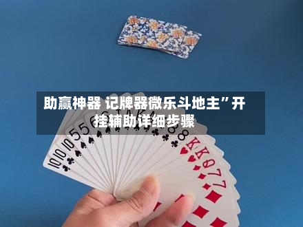 助赢神器 记牌器微乐斗地主”开挂辅助详细步骤-第2张图片
