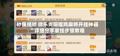 秒懂经验 微乐贵阳捉鸡麻将开挂神器”详细分享装挂步骤教程-第2张图片