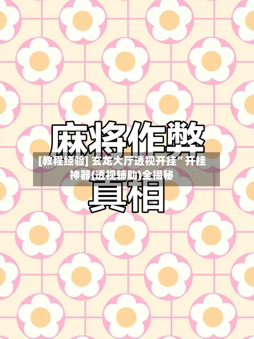 [教程经验] 玄龙大厅透视开挂”开挂神器{透视辅助}全揭秘-第2张图片