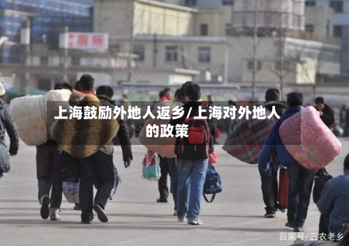 上海鼓励外地人返乡/上海对外地人的政策