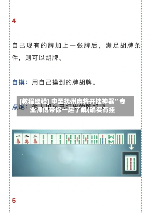 [教程经验] 中至抚州麻将开挂神器”专业师傅带你一起了解(确实有挂-第3张图片