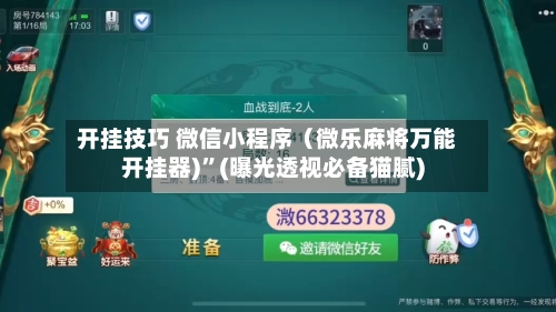 开挂技巧 微信小程序（微乐麻将万能开挂器)”(曝光透视必备猫腻)-第2张图片