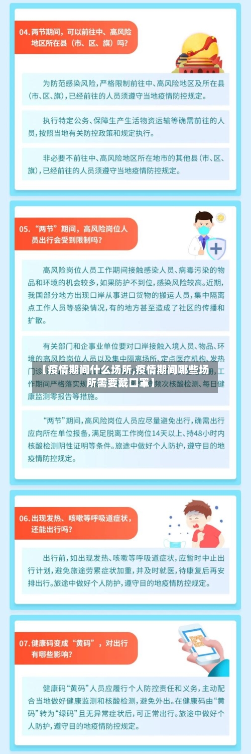 【疫情期间什么场所,疫情期间哪些场所需要戴口罩】