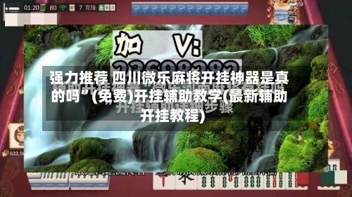 强力推荐 四川微乐麻将开挂神器是真的吗”(免费)开挂辅助教学(最新辅助开挂教程)-第2张图片