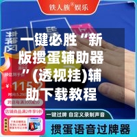 一键必胜“新版掼蛋辅助器	”(透视挂)辅助下载教程-第2张图片