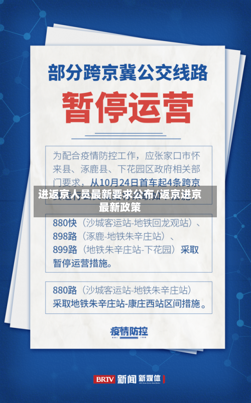 进返京人员最新要求公布/返京进京最新政策