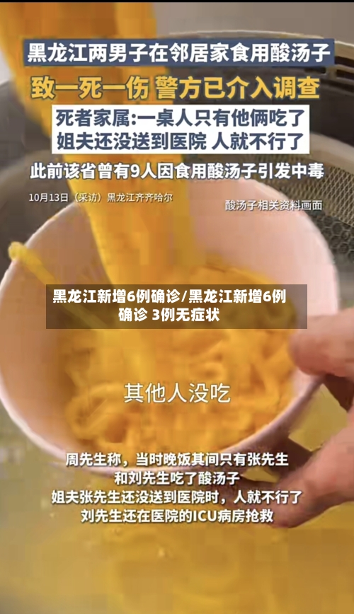 黑龙江新增6例确诊/黑龙江新增6例确诊 3例无症状-第2张图片