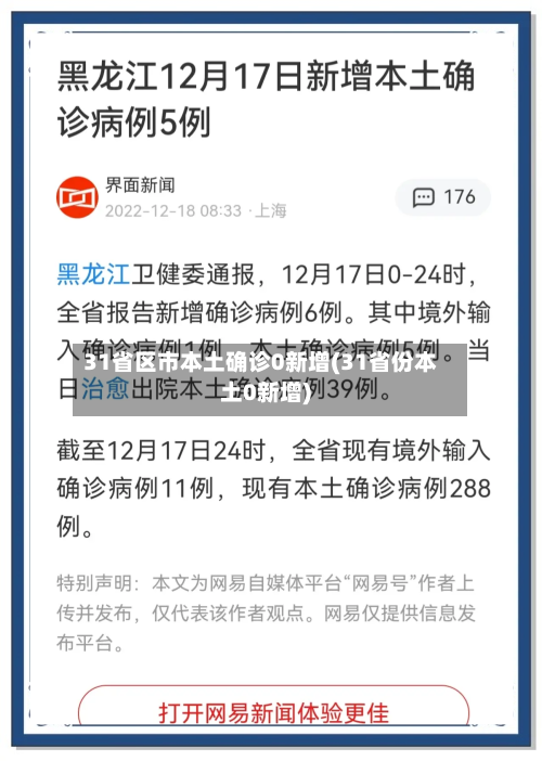 31省区市本土确诊0新增(31省份本土0新增)-第3张图片
