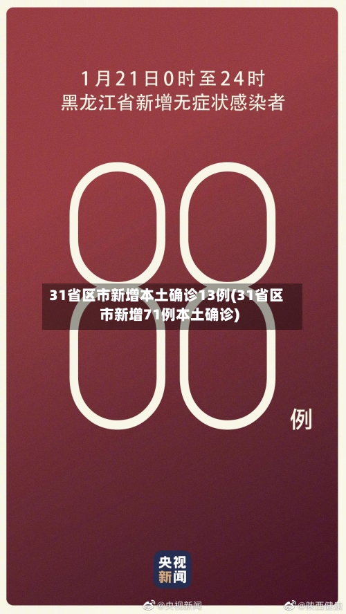 31省区市新增本土确诊13例(31省区市新增71例本土确诊)