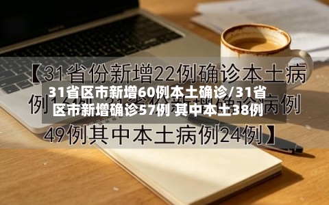 31省区市新增60例本土确诊/31省区市新增确诊57例 其中本土38例-第2张图片