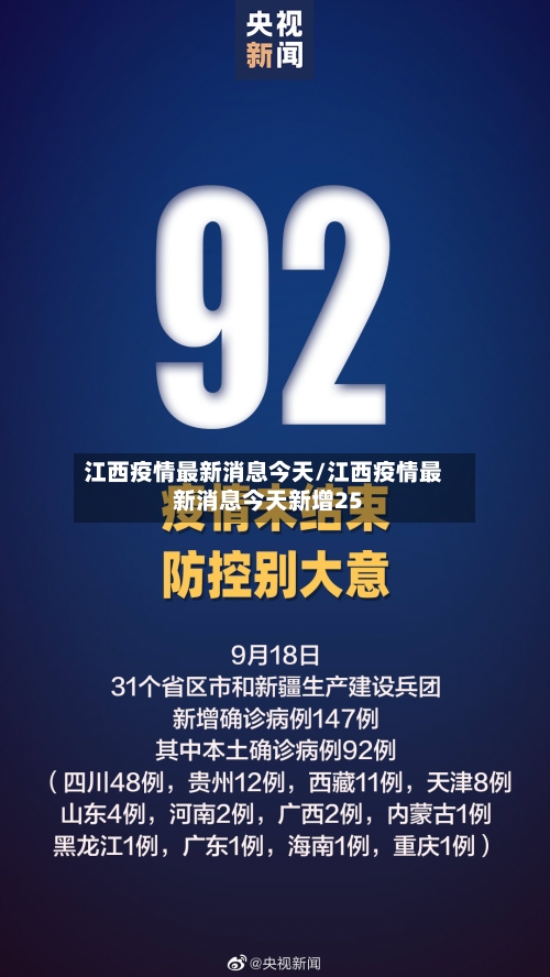 江西疫情最新消息今天/江西疫情最新消息今天新增25