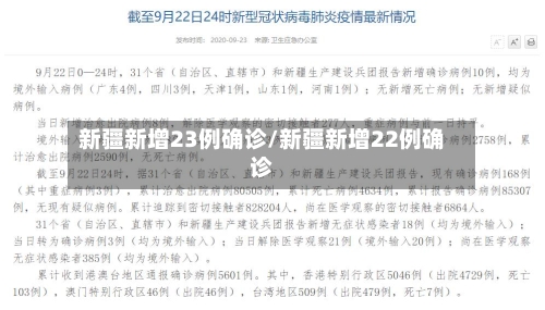 新疆新增23例确诊/新疆新增22例确诊-第2张图片