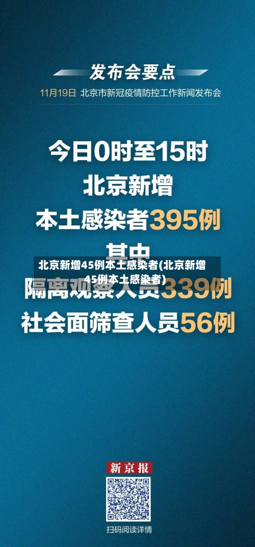 北京新增45例本土感染者(北京新增45例本土感染者)