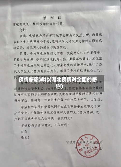 疫情感恩湖北(湖北疫情对全国的感谢)