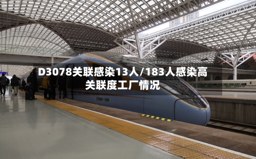 D3078关联感染13人/183人感染高关联度工厂情况