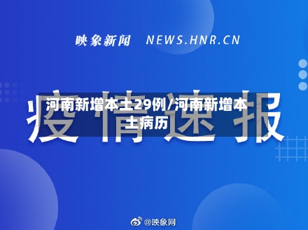 河南新增本土29例/河南新增本土病历-第2张图片