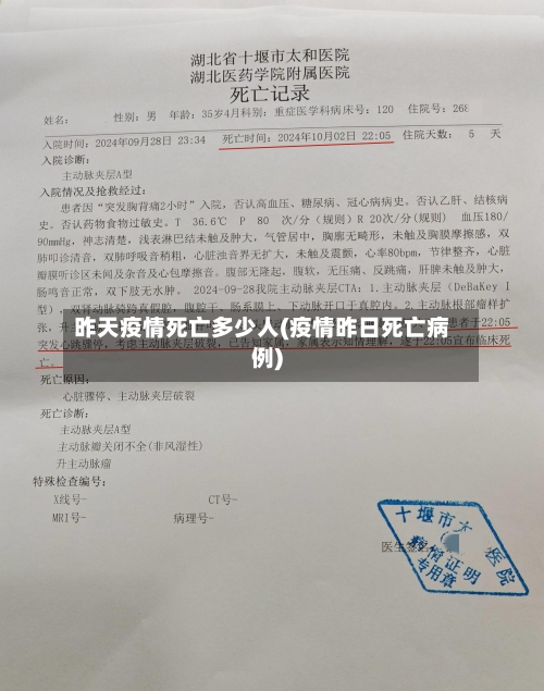 昨天疫情死亡多少人(疫情昨日死亡病例)-第2张图片