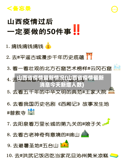 山西省疫情最新情况(山西省疫情最新消息今天新增人数)-第2张图片