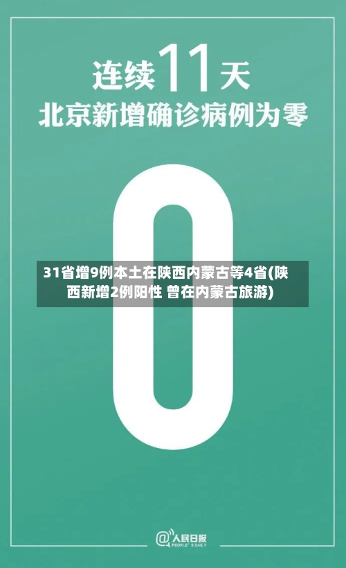 31省增9例本土在陕西内蒙古等4省(陕西新增2例阳性 曾在内蒙古旅游)-第2张图片
