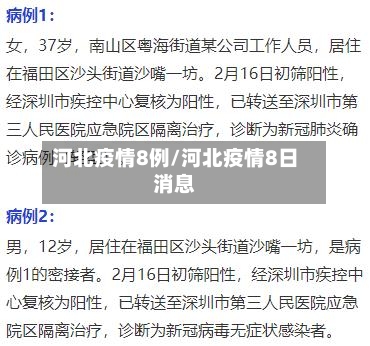 河北疫情8例/河北疫情8日消息-第2张图片