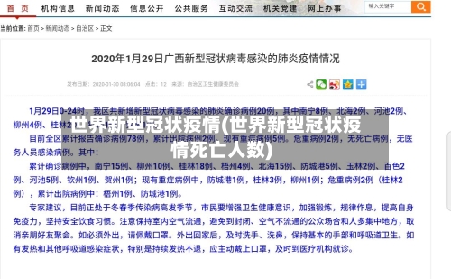 世界新型冠状疫情(世界新型冠状疫情死亡人数)-第3张图片
