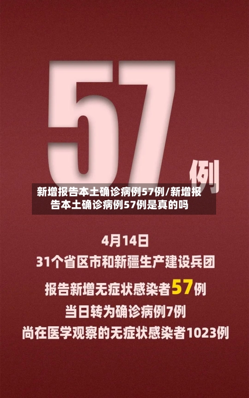 新增报告本土确诊病例57例/新增报告本土确诊病例57例是真的吗-第2张图片