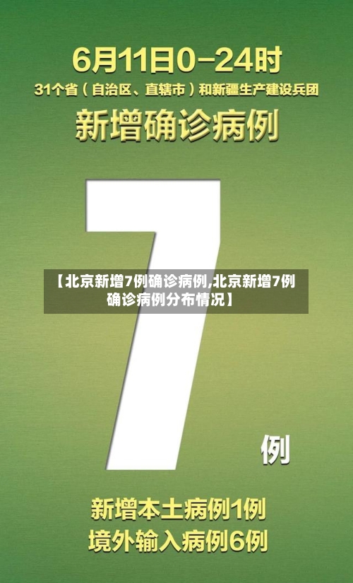 【北京新增7例确诊病例,北京新增7例确诊病例分布情况】-第2张图片