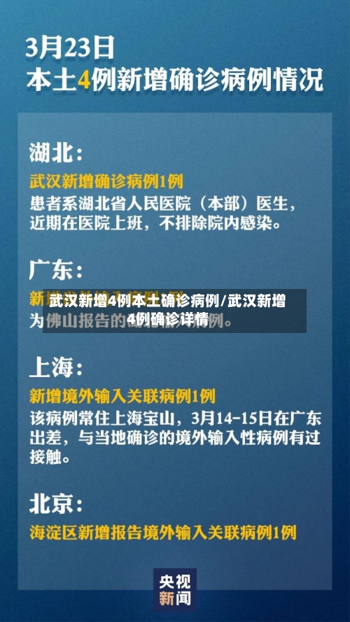 武汉新增4例本土确诊病例/武汉新增4例确诊详情-第2张图片
