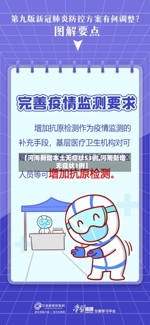 【河南新增本土无症状53例,河南新增无症状1例】