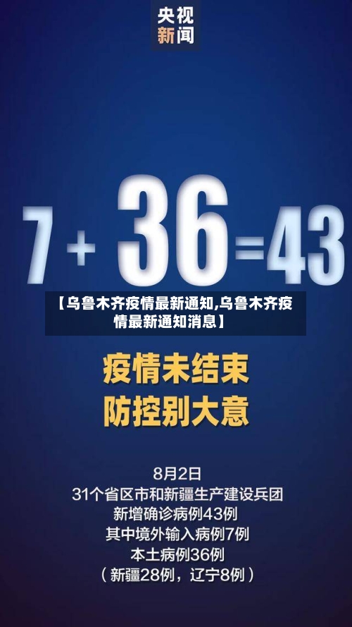 【乌鲁木齐疫情最新通知,乌鲁木齐疫情最新通知消息】-第3张图片
