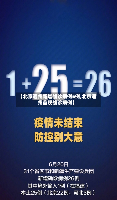 【北京通州新增确诊病例5例,北京通州首现确诊病例】-第2张图片