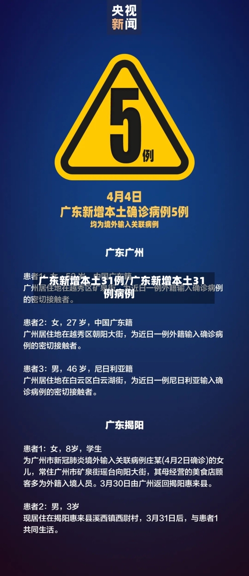 广东新增本土31例/广东新增本土31例病例