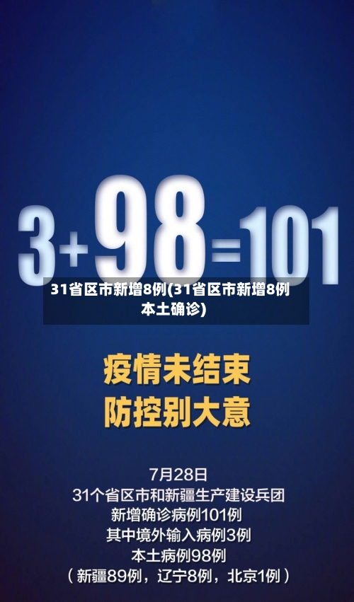 31省区市新增8例(31省区市新增8例本土确诊)