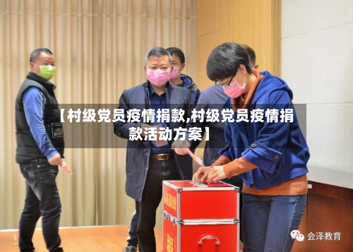 【村级党员疫情捐款,村级党员疫情捐款活动方案】-第3张图片