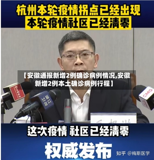 【安徽通报新增2例确诊病例情况,安徽新增2例本土确诊病例行程】