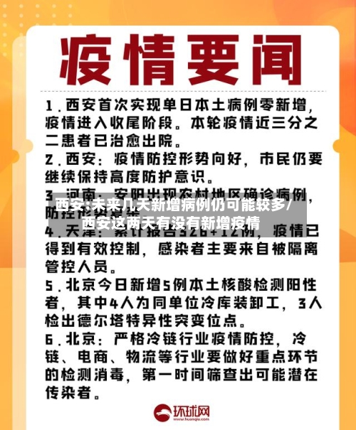 西安:未来几天新增病例仍可能较多/西安这两天有没有新增疫情-第2张图片