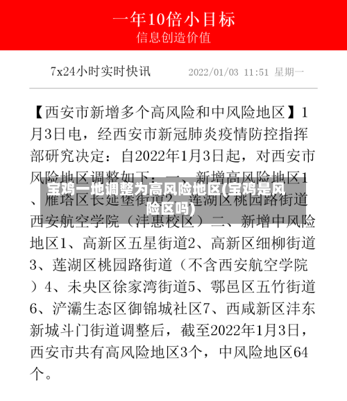 宝鸡一地调整为高风险地区(宝鸡是风险区吗)-第3张图片
