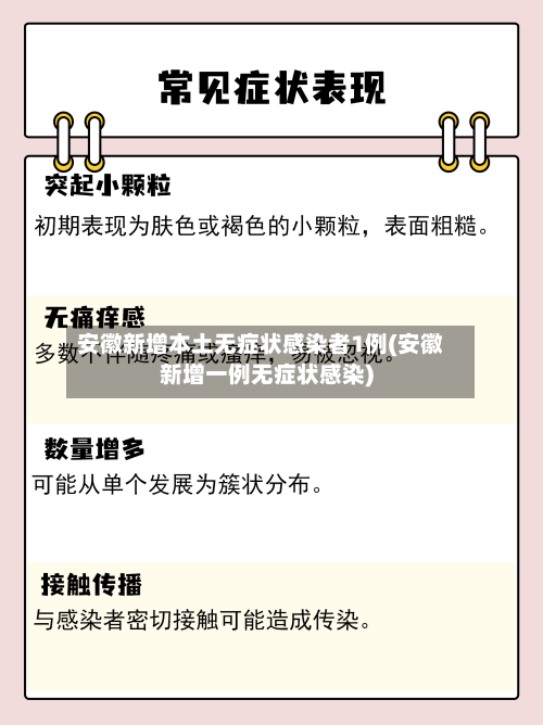 安徽新增本土无症状感染者1例(安徽新增一例无症状感染)