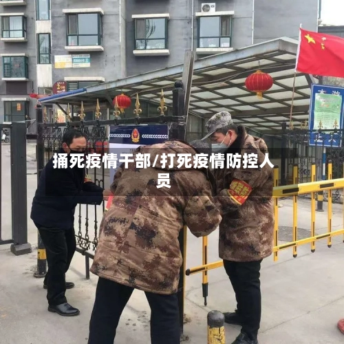捅死疫情干部/打死疫情防控人员