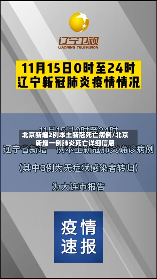 北京新增2例本土新冠死亡病例/北京新增一例肺炎死亡详细信息-第3张图片