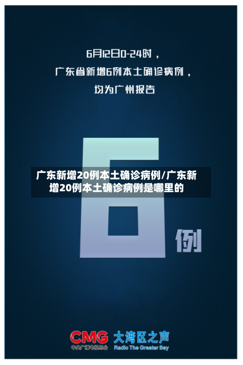 广东新增20例本土确诊病例/广东新增20例本土确诊病例是哪里的-第2张图片