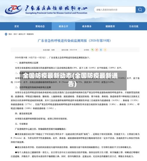 全国防疫最新动态(全国防疫最新通告)-第2张图片