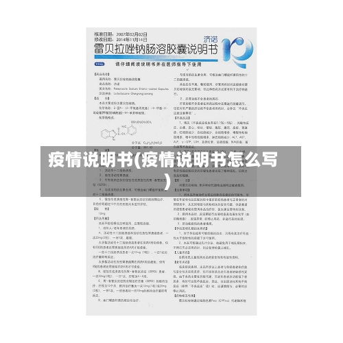 疫情说明书(疫情说明书怎么写)