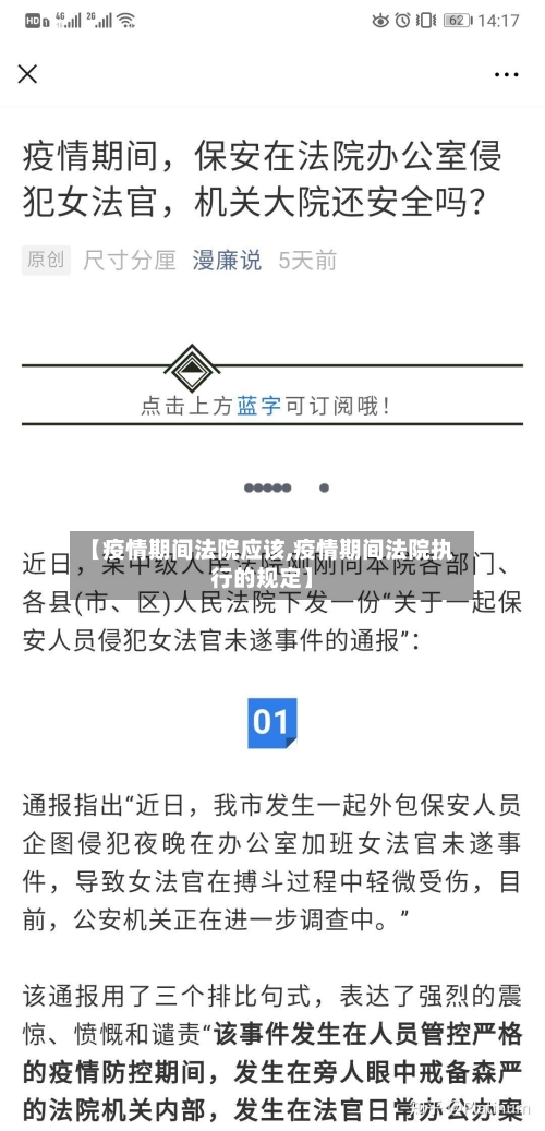 【疫情期间法院应该,疫情期间法院执行的规定】